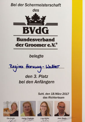 1. Meisterschaft - 3. Platz