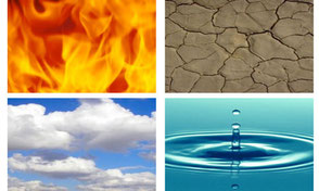 les 4 éléments photo internet