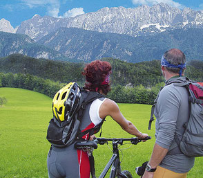 Inntal Radweg am Gasthof Falkenstein, Flintsbach