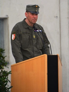 Bataillonskommandant Stabsbataillon 6 Oberstleutnant Ing. Peter Nuderscher