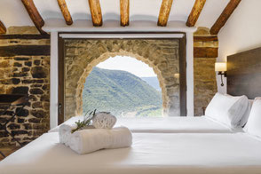 Zimmer mit Ausblick im Hotel Heredad Beragu
