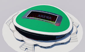 Kazan Arena - Rubin Kazan Russia Kazan Arena - Rubin Kazan Russia low-poly 3d model ready for Virtual Reality (VR), Augmented Reality (AR), games and other real-time apps. euro world cup 2018 moscow