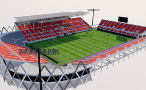 Hanazono Rugby Stadium - Japan  stadium 3d olympic rugby world cup 2019 asia arena dome 3d model baseball usa america canada stadium stadion estadio rugby world cup 2019 city arena stadion estadio osaka  usa vr ar