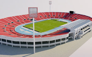 Estadio Nacional de Chile 3D model ar vr 3d model korean stadium arena stade stadion football soccer afc arena asia athletic estadio exterior footbal libertadores league olympic sao paulo soccer soth sport stade stadio stadion stadium national team  club