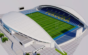 Level5 Stadium, Fukuoka - Japan level5 3d model football soccer athletic track olympic rugby world cup 2019 sengawa stadium VR / AR / low-poly 3D Models Exterior  - Japan VR / AR / low-poly 3d model stade stadion football soccer 3d stadium