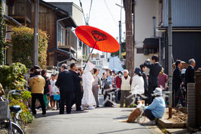 花嫁行列の画像