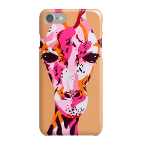 colorful giraffe iphone case