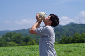 栗山町　メロン男子