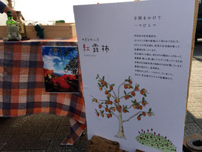 然企画、代表の荻原哲也さん。右下に見えるのは、赤色が美しいクリムゾンクローバー。 空気中の窒素を取り込んで土に供給している。
