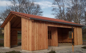 Carports und Mehrzweckhäuser aus Holz © CASA VARIO GmbH - Holzhäuser und Individuelles aus Holz 