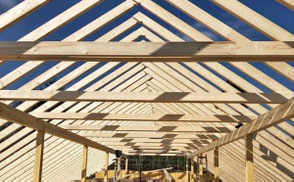 Dachstuhl Dachstühle aus Holz © CASA VARIO GmbH - Holzhäuser und Individuelles aus Holz 