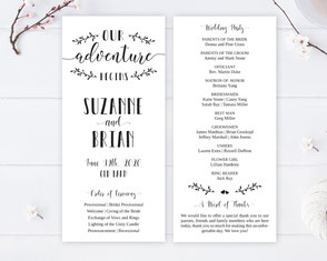Wedding Programs Lemonwedding Wedding Programs