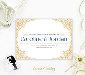 Wedding Save The Date Cards Lemonwedding