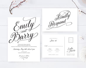 traditional wedding invitations lemonwedding