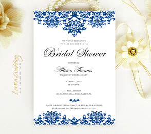 Elegant Bridal Shower Invitation