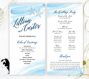 Wedding Programs Lemonwedding Destination Wedding Program