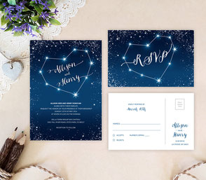 Romantic Wedding Invitations Lemonwedding