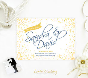 Wedding Save The Date Cards Lemonwedding