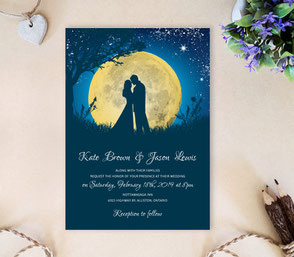 Moon Wedding invitations