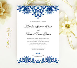 inexpensive wedding invitations printed on white pearlscent paper