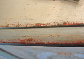 Detail einer Kommoden Platte