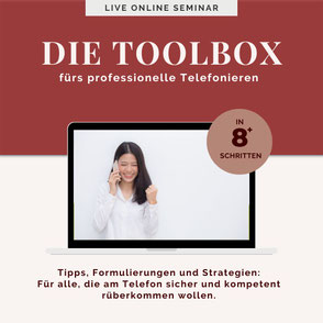 richtig telefonieren lernen Onlineseminar Telefonprofi professionell telefonieren