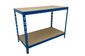 arbeitstisch rom 90 x 130 x 60 cm blau