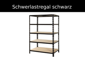 schwerlastregal schwarz 60 tief