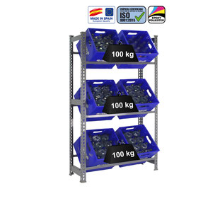 kistenregal grau 100 breit