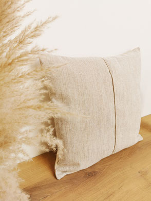 coussin made in Belgium beige easyclean texture