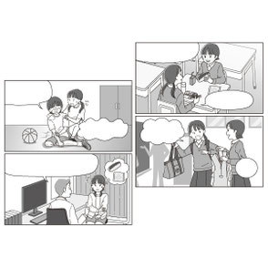 運動をして急にアレルギー症状が出た女の子の漫画