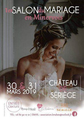 affiche Salon du Mariage en Minervois au Château de Sériège