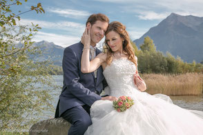 Hochzeit im Schloss Schadau in Thun, Brautpaar, Berner Oberland, Bonstettenpark