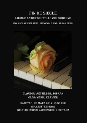 Fin de Siècle Lieder an der Schwelle zur Moderne