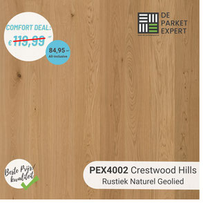 PEX4002 Crestwood Hills Rustiek Naturel Geolied