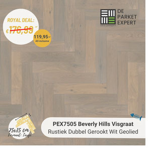 PEX7505 Beverly Hills Rustiek Dubbel Gerookt Wit Geolied