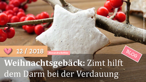 Blog; Zimt; Verdauung; Weihnachtsgebäck; Darmgesundheit; Naturheilkunde; Gewürze