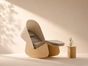 Cocon de sieste Nap&Up coloris truffe, fauteuil de relaxation conçu pour favoriser la sieste et le bien-être au travail.