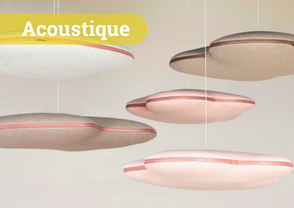 Panneaux et solutions acoustiques pour améliorer le confort sonore dans les bureaux et espaces partagés.