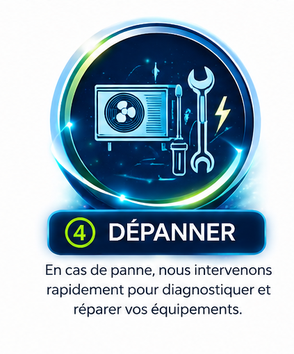 Maintenance de pompes à chaleur, climatisation et ventilation .dépannage 
