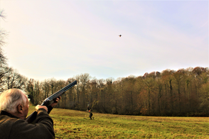 Chasseur, Tir gibier haut vol bois