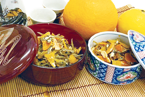 柑橘を利用した料理、伊予柑風味の鶏むね南蛮漬け