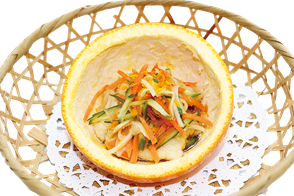 柑橘を利用した料理、伊予柑風味の鶏むね南蛮漬け