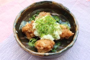柑橘レシピ、味付け簡単からあげ