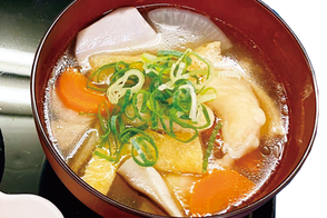 日土地区の郷土料理・いちび汁 