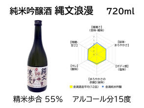 純米吟醸酒 縄文浪漫　720ml