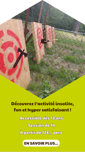 Lancer de hache étang de la vallée à Combreux