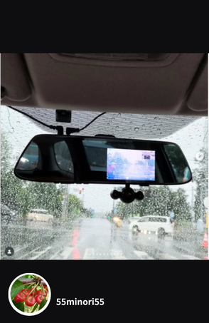 雨の日も使えるドライブレコーダー