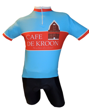 Van Bun Communicatie en Vormgeving - Wielertrui -Café De Kroon Lommel vanaf 1 stuk leverbaar