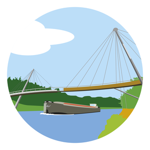 Dirk Van Bun Communicatie & Vormgeving - illustratie - Embleem Toerisme Lommel